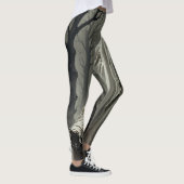 Creepy Skeleton Man Design Leggings (Rechts)