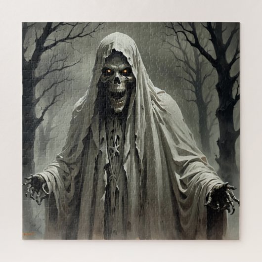 Creepy Skeleton Man Jigsaw Puzzel (Verticaal)