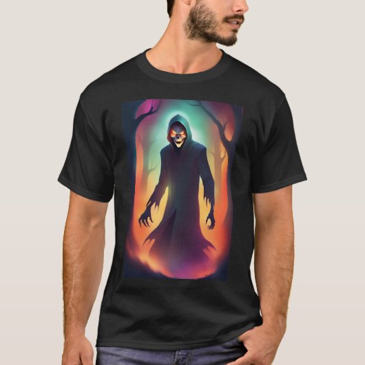 Creepy Skeleton Nightmare Death's Dolly Darkness T-shirt (Voorkant)