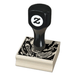 Creepy Skeleton Rubber Stamp Rubberstempel