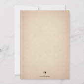  Creepy  Skeleton Uitnodiging (Achterkant)