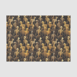 Creepy Skeletons Halloween Decoupage Tissuepapier