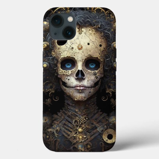 Creepy Skull Gothic Dark Fantasy Art Case-Mate iPhone Case (Achterkant)