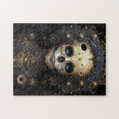 Creepy Skull Gothic Dark Fantasy Art Legpuzzel (Horizontaal)