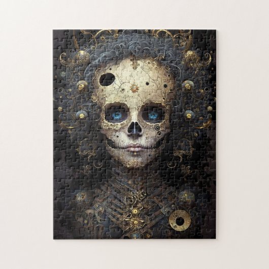 Creepy Skull Gothic Dark Fantasy Art Legpuzzel (Verticaal)