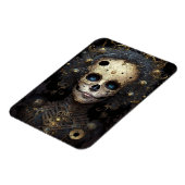 Creepy Skull Gothic Dark Fantasy Art Magneet (Linkerzijde)