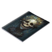 Creepy Skull Gothic Dark Fantasy Art Notitieboek (Linkerzijde)