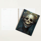 Creepy Skull Gothic Dark Fantasy Art Planner (Display)