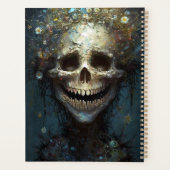 Creepy Skull Gothic Dark Fantasy Art Planner (Achterkant)