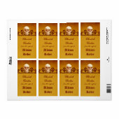 Creepy Skull Halloween Keuken Label (Full Sheet)