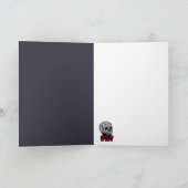 Creepy Skull Horror Design - Spookachtige Hallowee Kaart (Binnen)