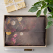 Creepy Skull in Flower Garden Decoupage Tissuepapier (Geschenk)