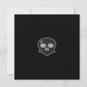 Creepy Skull Invitations Kaart (Voorkant)
