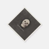 Creepy Skull, nippen als je durft Servet (Hoek)