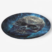 Creepy Skull Papieren Bordje (Gekanteld)