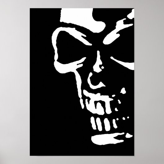 Creepy Skull Poster (Voorkant)