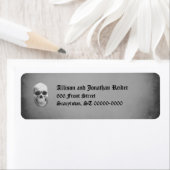 Creepy Skull Return Address Labels (Insitu)