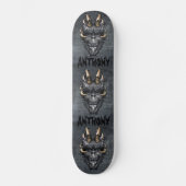 Creepy Skull Skateboard (Voorkant)