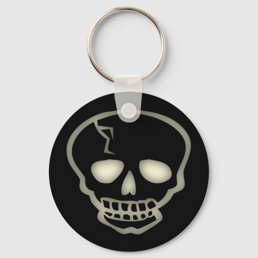 Creepy Skull Sleutelhanger (Voorkant)