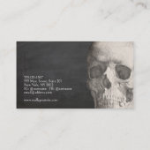 Creepy Skull Visitekaartje (Achterkant)