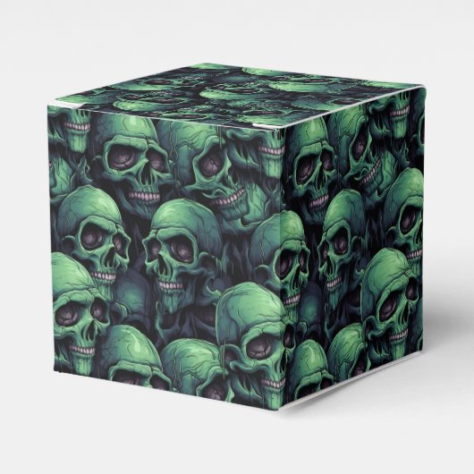 Creepy Skulls Bedankdoosjes (Voorkant Zijde)