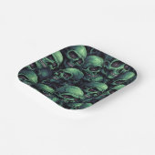 Creepy Skulls Papieren Bordje (Gebogen)