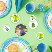 Creepy Slime Monster Green Foto Birthday Party Confetti