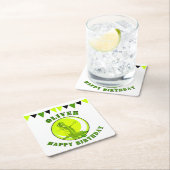 Creepy Slime Monster Kind: Happy Birthday Kartonnen Onderzetters (Insitu)