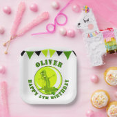 Creepy Slime Monster Kind: Happy Birthday Papieren Bordje (Feest)