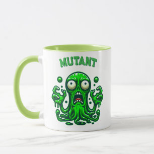 Creepy Slime Zombie Alien - Neon Green Monster Mok