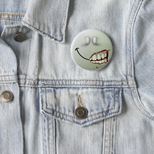 Creepy Smile Ronde Button 5,7 Cm (In situ)