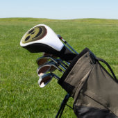 Creepy Smiley Skull Driver Hoesje Golfheadcover (Insitu)