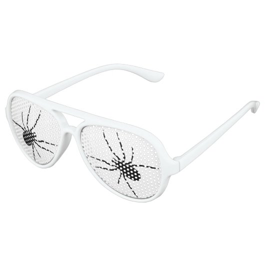 Creepy Spider Aviator Zonnebril (Gekanteld)