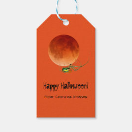 Creepy Spider Bloed Maan Halloween Party Favors Cadeaulabel