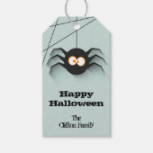 Creepy Spider Halloween Favor Cadeaulabel (Voorkant)