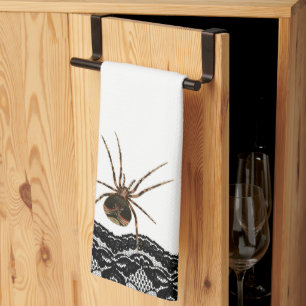  Creepy Spider Lace Gothic Halloween Theedoek