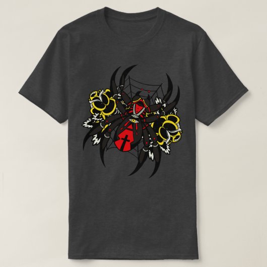 Creepy Spider T-shirt (Design voorkant)