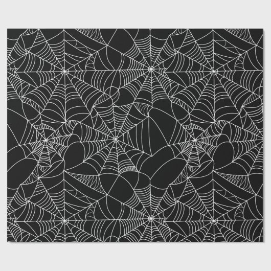 Creepy Spider Webs Cadeaupapier (Vlak)