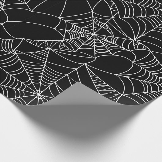 Creepy Spider Webs Cadeaupapier (Hoek)