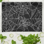 Creepy Spider Webs Theedoek (Gevouwen)