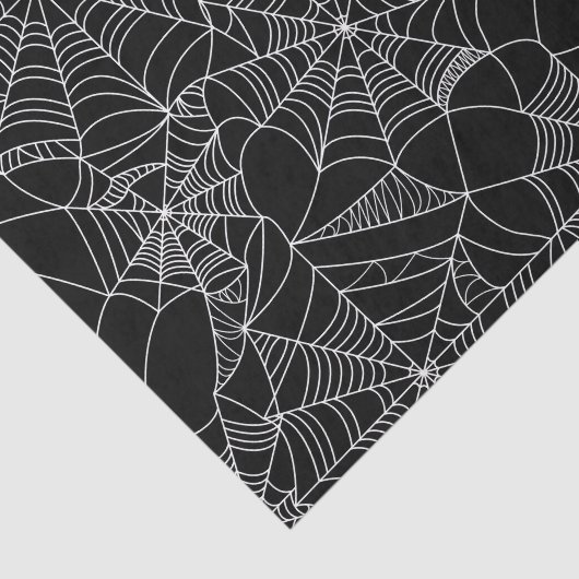 Creepy Spider Webs Tissuepapier (Detail)