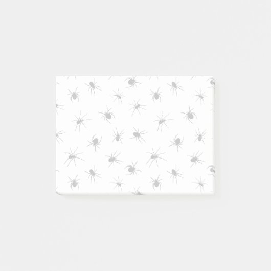 Creepy Spiders Black and White Pattered Post-it® Notes (Voorkant)