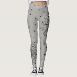 Creepy Spiders en Spider Web Leggings