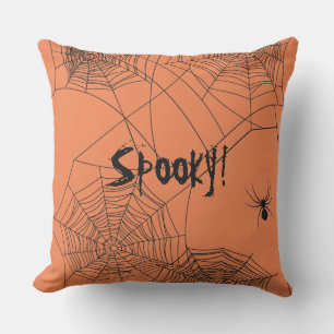 Creepy Spiderweb Buitenkussen