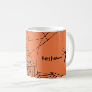 Creepy Spiderweb Coffee Mok