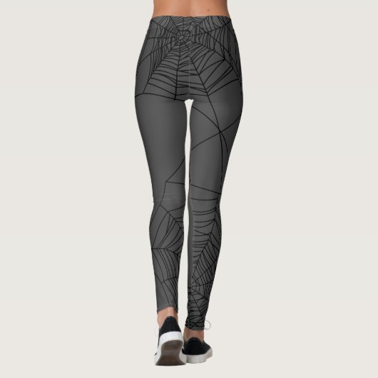 Creepy Spiderweb Leggings (Achterkant)
