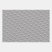 Creepy Spiderwebs en Skull Halloween Inpakpapier Vel (Voorkant 3)