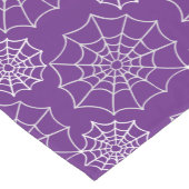Creepy Spiderwebs Halloween Pattern Korte Tafelloper (Hoek)