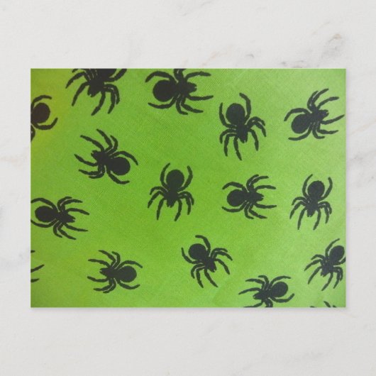 Creepy Spiers Briefkaart (Voorkant)