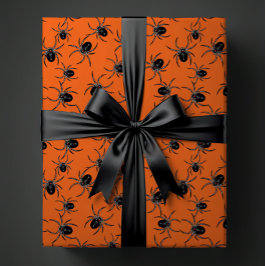 Creepy Spiers Cadeaupapier